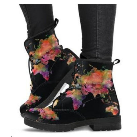 Heimurrin Vegan Leather Boots Ankle Boots Veebee Voyage