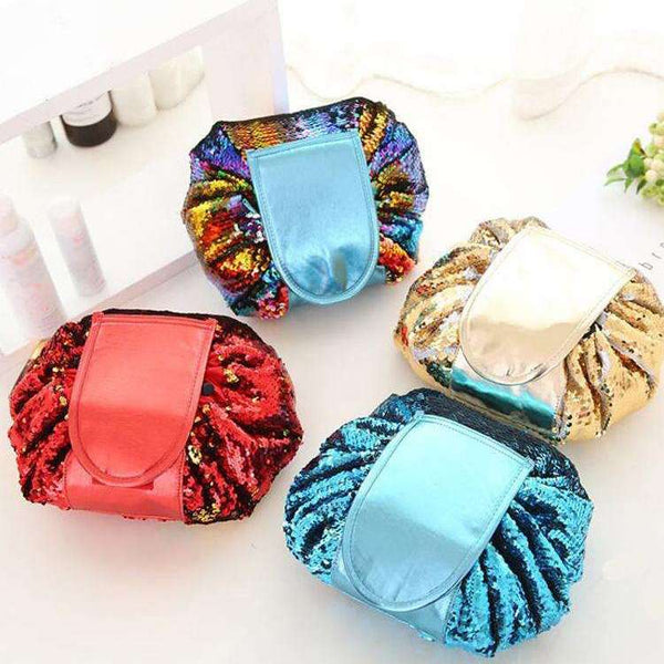 Pisa Effortless Drawstring Cosmetic Bag  Veebee Voyage