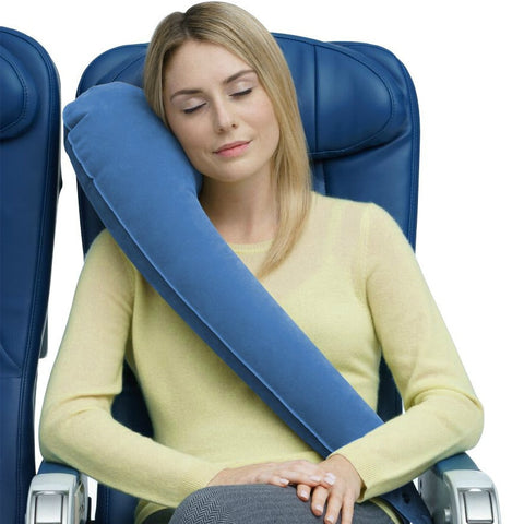 Helix Inflatable Cross Body Travel Pillow  Veebee Voyage
