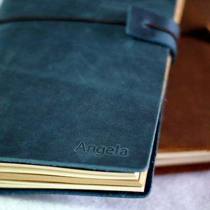 100% Genuine Leather Paradise Travel Journal  Veebee Voyage