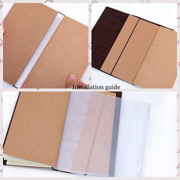 100% Genuine Leather Paradise Travel Journal  Veebee Voyage