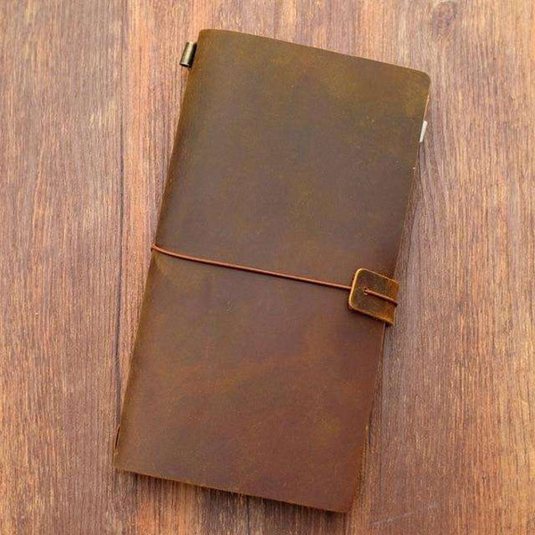 100% Genuine Leather Paradise Travel Journal  Veebee Voyage