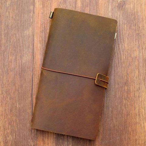 100% Genuine Leather Paradise Travel Journal  Veebee Voyage