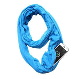 Skyanna Infinity Scarf with Pocket  Veebee Voyage