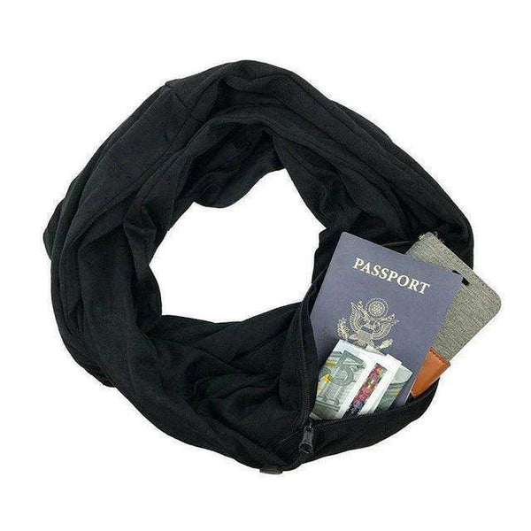 Skyanna Infinity Scarf with Pocket  Veebee Voyage