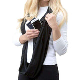 Skyanna Infinity Scarf with Pocket  Veebee Voyage