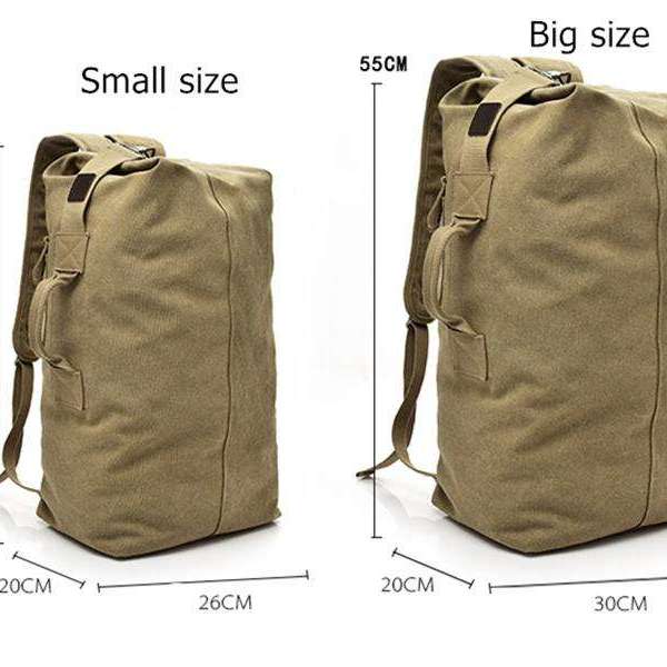 Haverson Canvas Backpack Rucksack Travel Carryall Bag Travel Rucksack Veebee Voyage