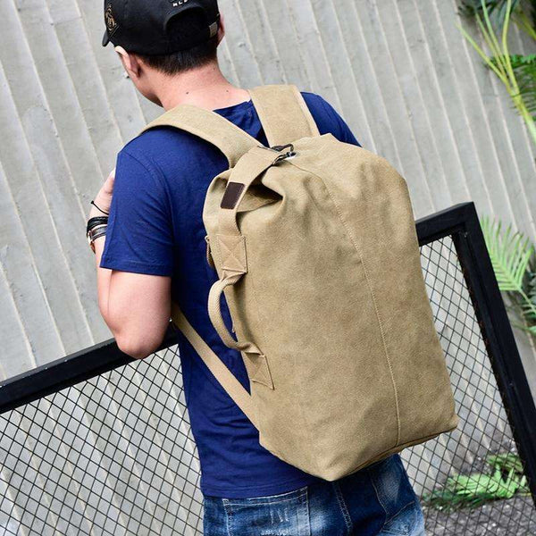 Haverson Canvas Backpack Rucksack Travel Carryall Bag Travel Rucksack Veebee Voyage