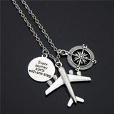 The Pilots Journey Pendant Necklace  Veebee Voyage