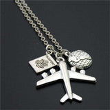 The Pilots Journey Pendant Necklace  Veebee Voyage