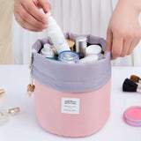 The Stockholm Drawstring Barrel Cosmetic Organizer  Veebee Voyage