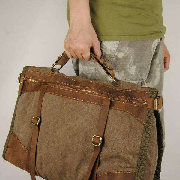 The Viceroy Vintage Military Duffel  Veebee Voyage