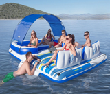 Aloha Sunset 6 Person Floating Lounge Island