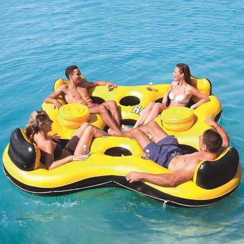 Nautilus Queen Inflatable Floating Island  Veebee Voyage