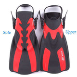 Blue Sea Short Scuba Fins  Veebee Voyage