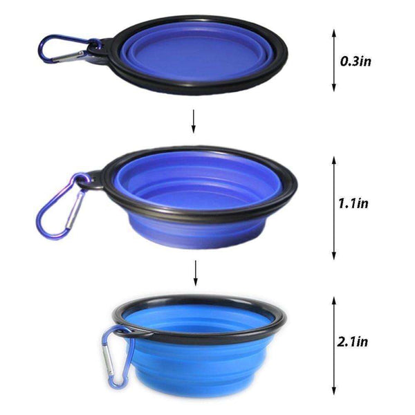 Collapsible Pet Water Food Bowl  Veebee Voyage