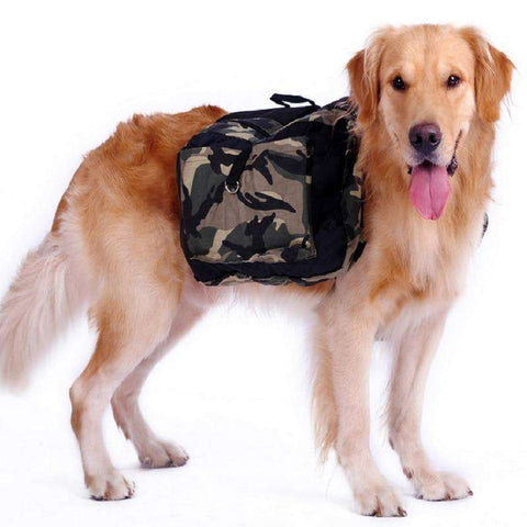 Denver Dog Camo Saddle Bag  Veebee Voyage