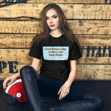 Short-Sleeve Unisex T-Shirt- Good things come....2  Veebee Voyage