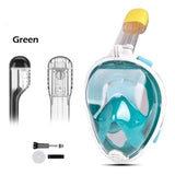 Nautical Neptune Full Face Snorkeling Mask with Go Pro Camera Attachment  Veebee Voyage