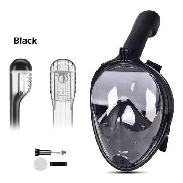 Nautical Neptune Full Face Snorkeling Mask with Go Pro Camera Attachment  Veebee Voyage