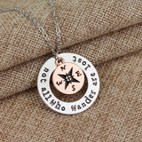 Wonder and Wander Pendant Necklace  Veebee Voyage