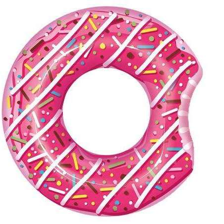 Pink Sprinkles Donut Float  Veebee Voyage