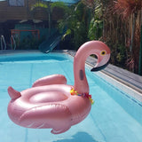 Seaside Pearl 60" Flamingo Pool Float  Veebee Voyage