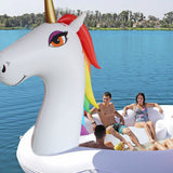 6 Person Gigantic Gold Pegasus Inflatable Island Float  Veebee Voyage