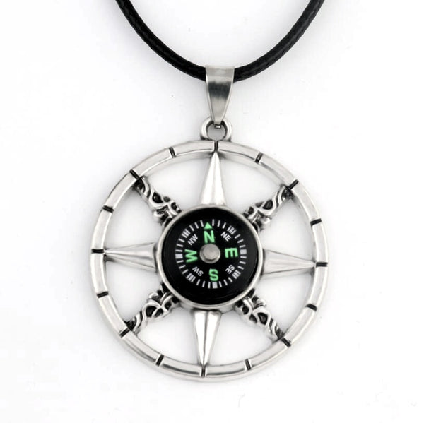 Compass Pendant Necklace  Veebee Voyage