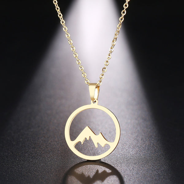 Mountain Peak Necklace  Veebee Voyage