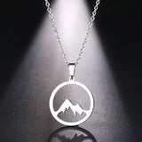 Mountain Peak Necklace  Veebee Voyage