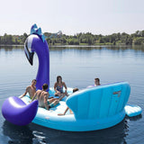 Aloha 6 Person Peacock Huge Island Floatie  Veebee Voyage