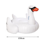 Seaside Sally 60" Swan Pool Float  Veebee Voyage