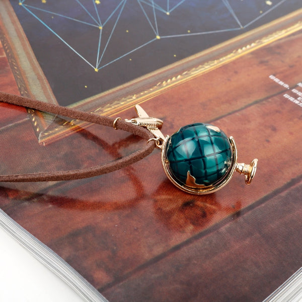 The Spectrum Earth Pendant Necklace  Veebee Voyage