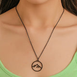 Hollow Mountain Necklace  Veebee Voyage