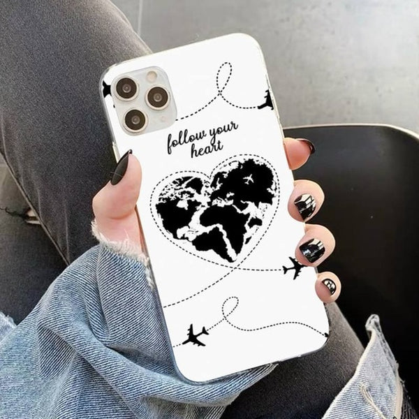 Follow Your Heart! phone case Veebee Voyage