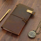 100% Genuine Leather Paradise Travel Journal  Veebee Voyage