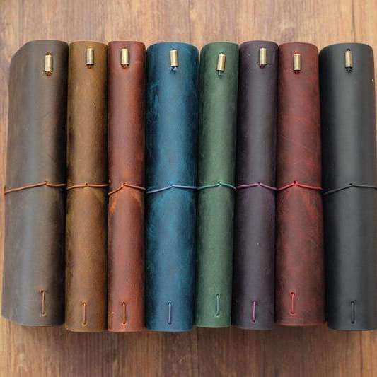 100% Genuine Leather Paradise Travel Journal  Veebee Voyage