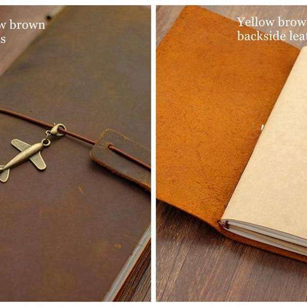 100% Genuine Leather Paradise Travel Journal  Veebee Voyage