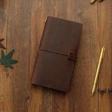 100% Genuine Leather Paradise Travel Journal  Veebee Voyage