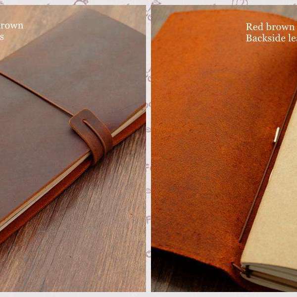 100% Genuine Leather Paradise Travel Journal  Veebee Voyage