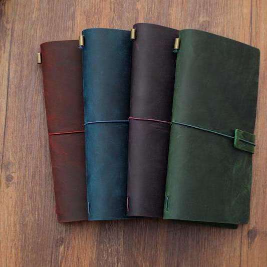 100% Genuine Leather Paradise Travel Journal  Veebee Voyage