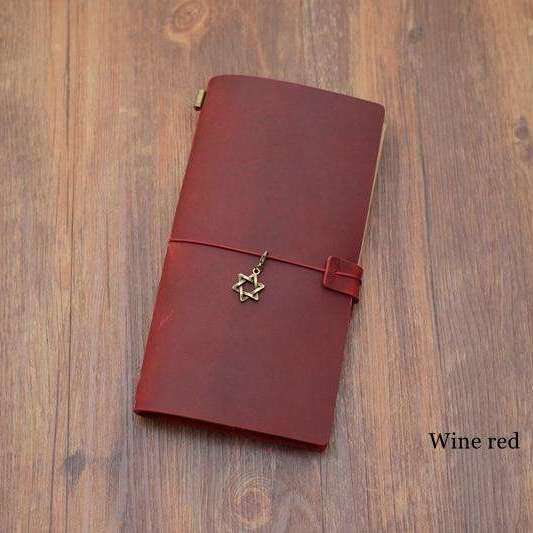 100% Genuine Leather Paradise Travel Journal  Veebee Voyage