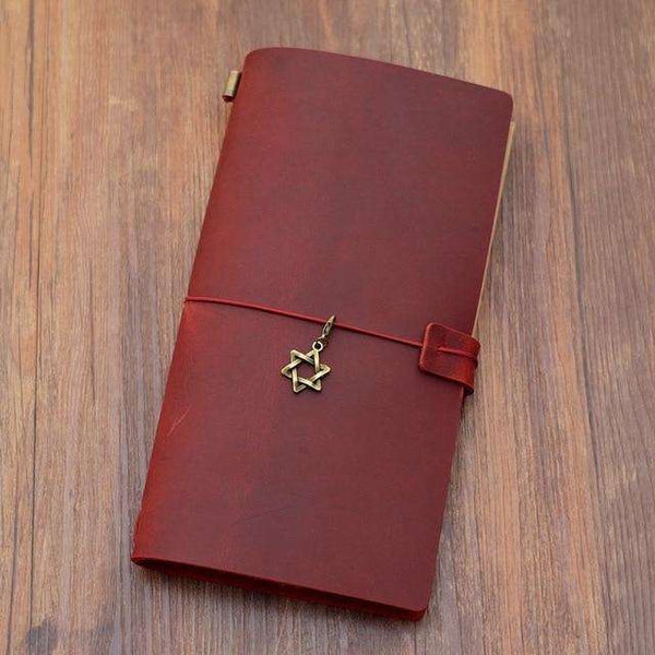 100% Genuine Leather Paradise Travel Journal  Veebee Voyage