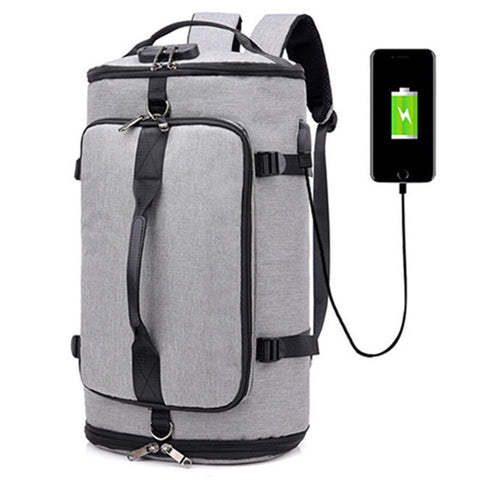 The Hilton USB Charging Backpack  Veebee Voyage