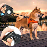 Romero Retractable Leash with LED Flashlight  Veebee Voyage