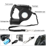 Romero Retractable Leash with LED Flashlight  Veebee Voyage