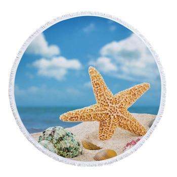 Sand 'n Sea Tropical Beach Towel round beach towels Veebee Voyage