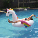 Seaside Life Rainbow 94" Pegasus Float  Veebee Voyage