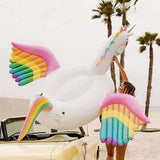 Seaside Life Rainbow 94" Pegasus Float  Veebee Voyage